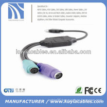 GOOD QUALITY USB AM TO PS/2 CABLE
